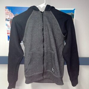 Black Zip Up Kids Size Medium